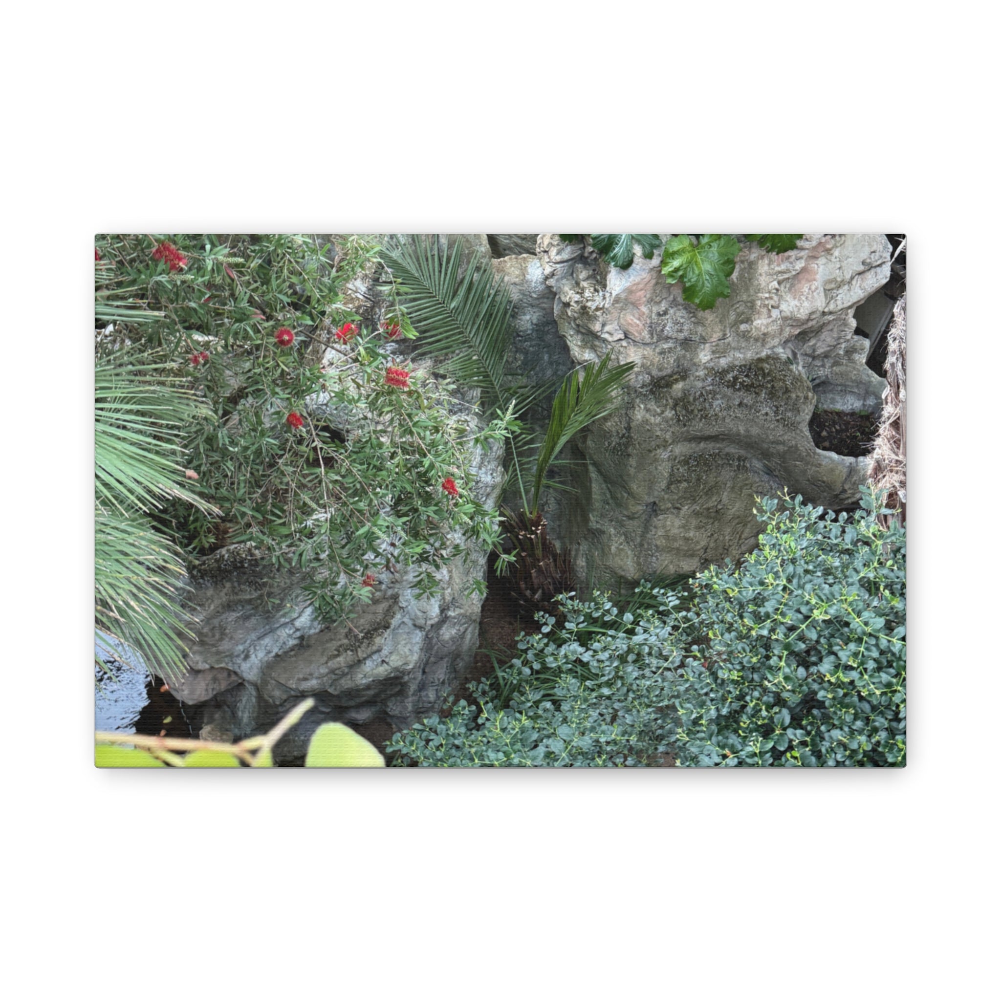 Canvas Wall Art, Tropical Garden Print, Home Decor, Botanical Artwork, Nature Lover Gift, Modern Interior Design