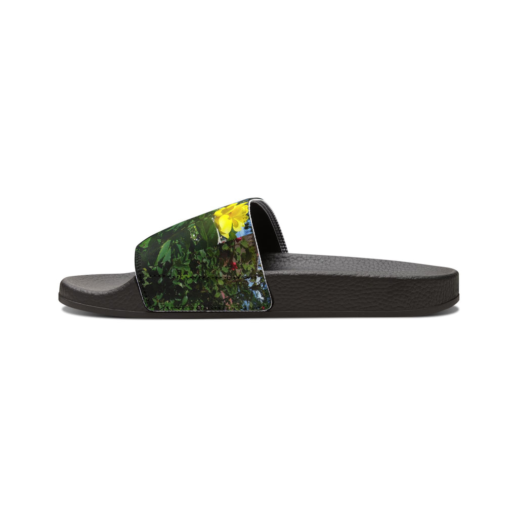 Women's Floral Removable-Strap Sandals | Summer Slide Sandals, Bohemian Footwear, Garden Party Shoes, Beach Sandals, Relaxed Style