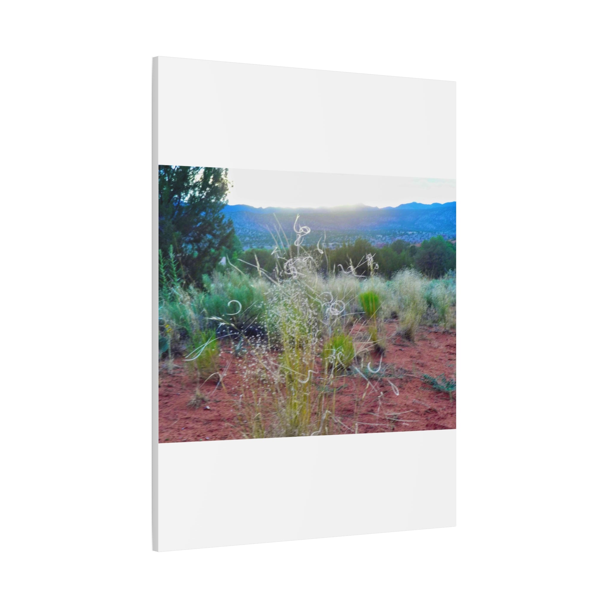 Serene Desert Landscape Canvas Print, Nature Wall Art, Home Decor, Gift for Nature Lovers, Rustic Art for Living Room, Boho Decor