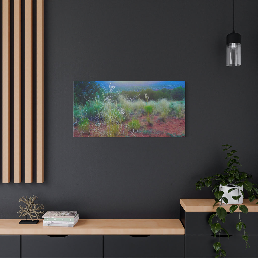 Stretched Canvas Art Print, Nature Wall Decor, Boho Home Decor, Rustic Landscape Art, Gift for Nature Lovers