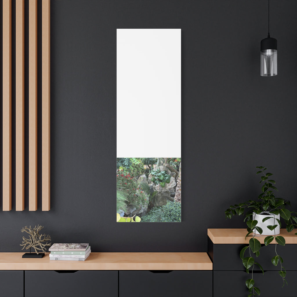 Garden Landscape Canvas Wall Art, Nature Decor, Home Decoration, Gift for Nature Lovers, Eco-Friendly Art, Botanical Wall Decor