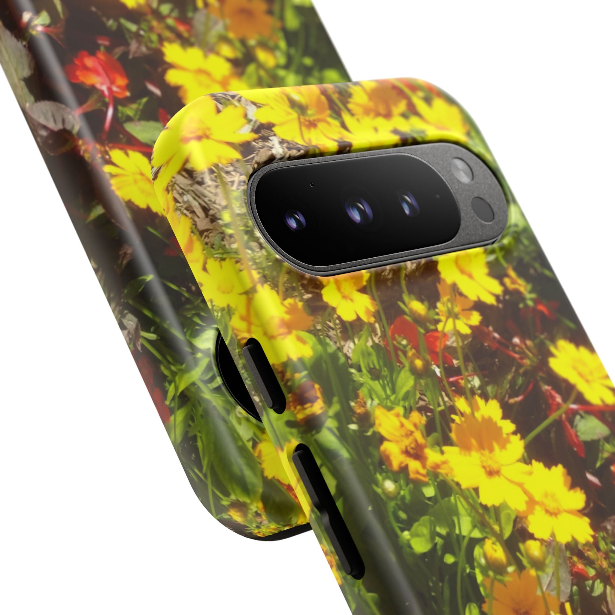 Floral Phone Case - Tough Cases with Vibrant Yellow Flowers, Protective Floral Cover, Spring Decor, Gift Idea for Nature Lovers, [...]