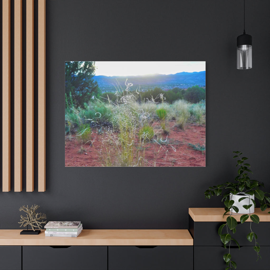 Serene Desert Landscape Canvas Print, Nature Wall Art, Home Decor, Gift for Nature Lovers, Rustic Art for Living Room, Boho Decor