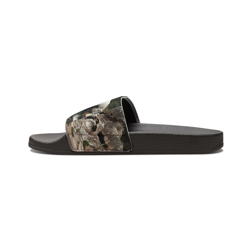 Camouflage Men's Sandals, Summer Footwear, Trendy Indoor-Outdoor Slippers, Beach Ready, Gift for Him