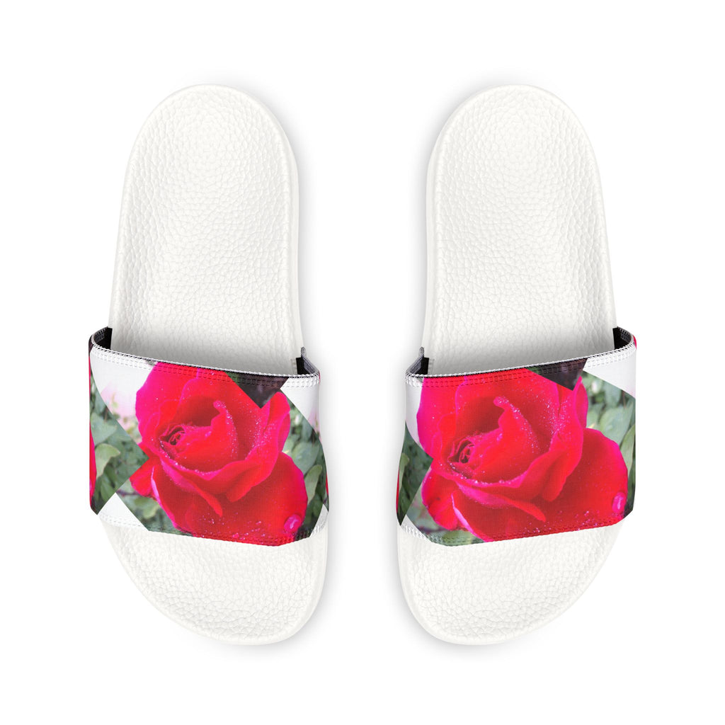 Floral Women's Slide Sandals | Summer Footwear, Vacation Style, Casual Slip-ons, Gift for Her, Outdoor Comfort