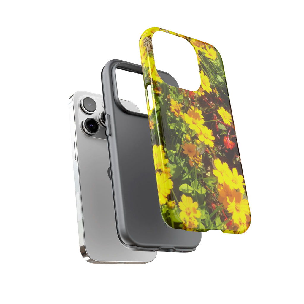 Floral Phone Case - Tough Cases with Vibrant Yellow Flowers, Protective Floral Cover, Spring Decor, Gift Idea for Nature Lovers, [...]