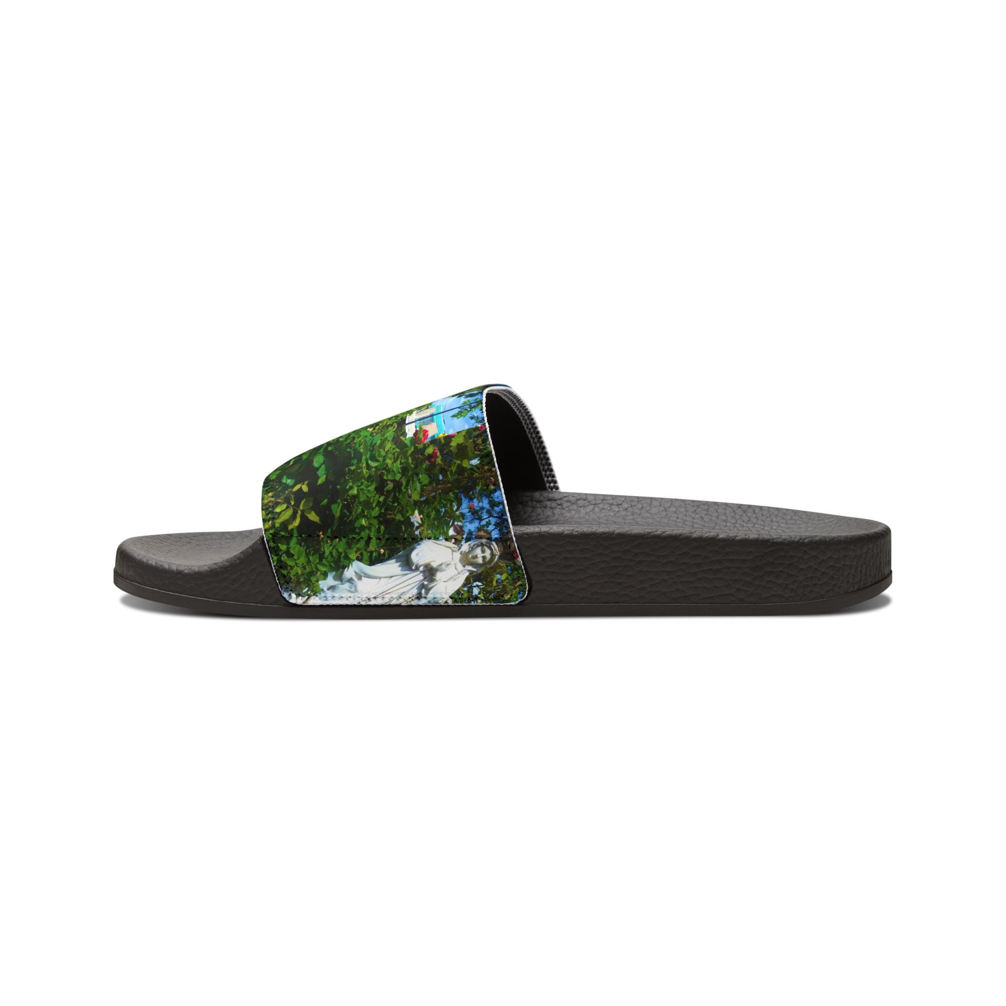 Men's Removable-Strap Sandals with Nature Design, Casual Summer Footwear, Outdoor Sandals, Vacation Slippers, Gift for Him