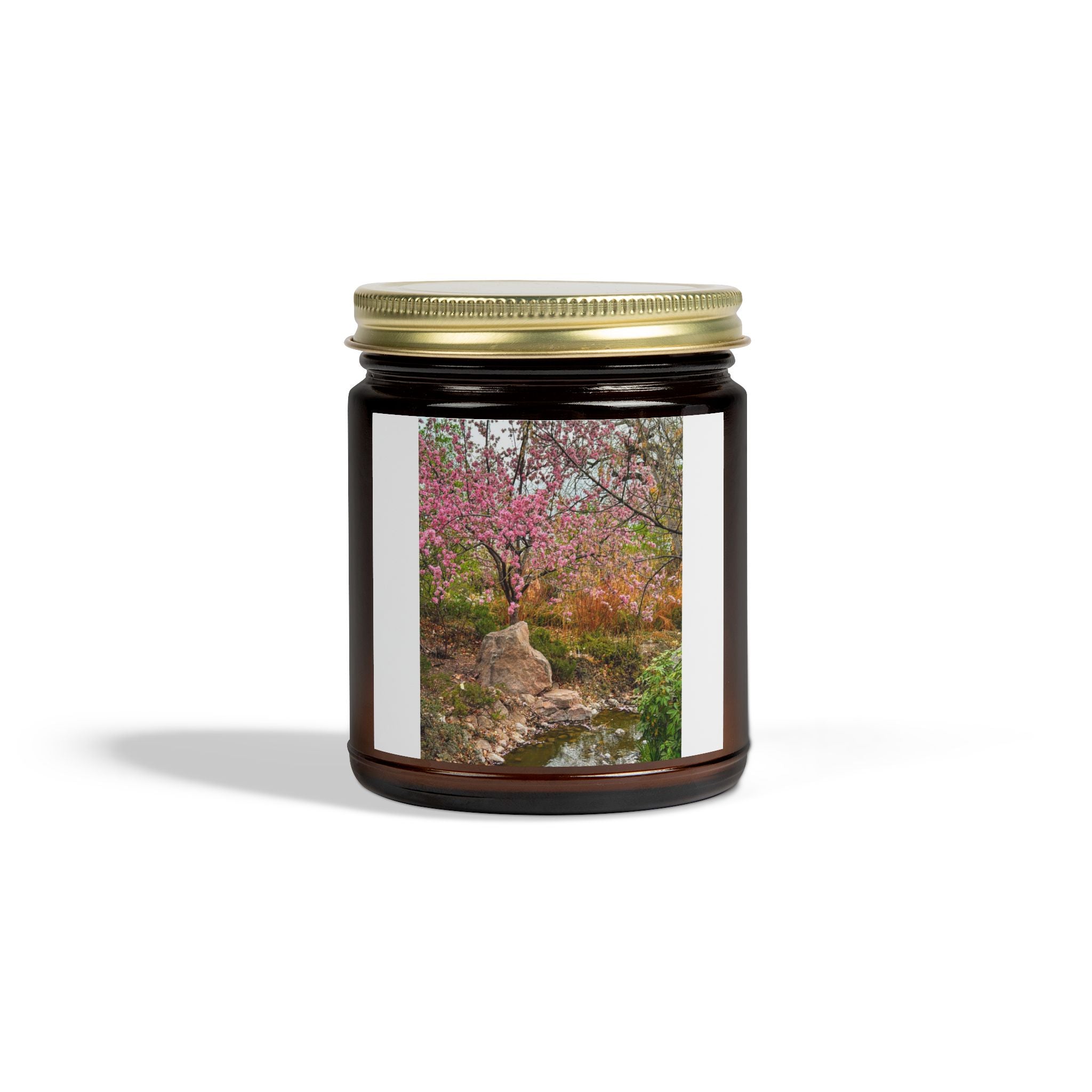 Spring Blossom Scented Candle - Aromatherapy Gift, Natural Coconut Apricot Wax, Home Décor, Relaxation, Self-Care